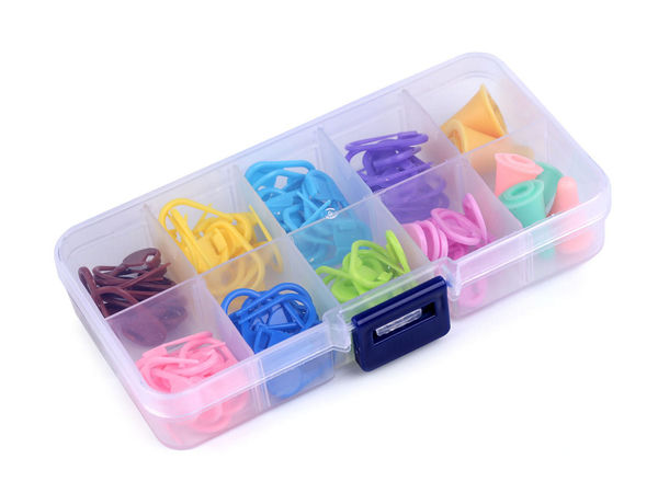 Set premium de accesorii pentru tricotat și croșetat cu organizator portabil, 86 piese