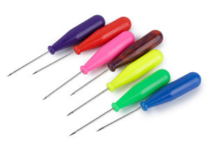Sulă cu cârlig pentru piele (12,5 cm) - Instrument premium de cusut și perforat pentru croitorie și marochinărie