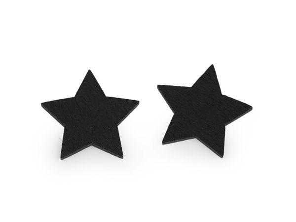 Steluțe din lemn premium pentru lucru manual, scrapbooking și decorațiuni festive - Ø 30 mm