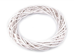 Coroniță din răchită premium (30 cm) - Bază decorativă naturală pentru proiecte de lucru manual și aranjamente florale