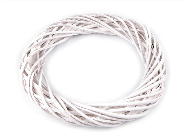 Coroniță din răchită premium (30 cm) - Bază decorativă naturală pentru proiecte de lucru manual și aranjamente florale