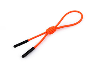 Șnur elastic premium cu nod pentru cursor de fermoar, cu capete metalice - Extensie flexibilă pentru jachete, rucsacuri și echipamente