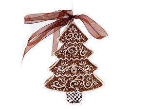 Ornamente decorative din turtă dulce pentru bradul de Crăciun - Globuri festive suspendate pentru coronițe, uși și decor de sărbători