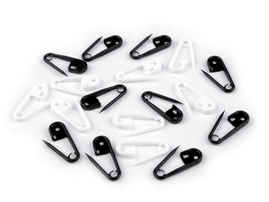 Opritoare premium din plastic pentru ochiuri și ace de siguranță pentru tricotat și croșetat (8x24 mm)