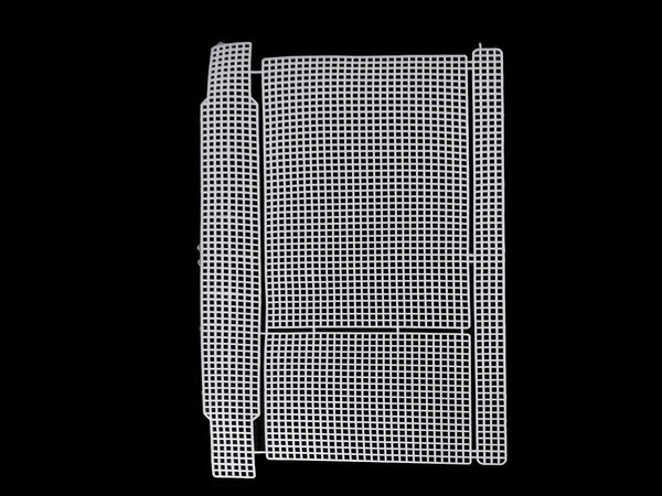 Grilă din plastic premium pentru confecționarea poșetelor și geantelor DIY - Șablon semifabricat din plasă pentru broderie cu fir și panglică