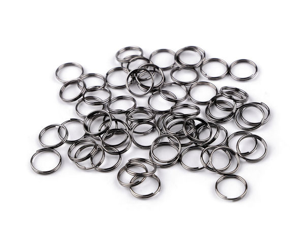 Inele de legătură despicate duble premium (10mm) pentru galanterie și accesorii creative