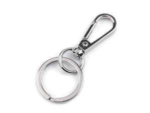 Carabină metalică premium cu inel pentru chei - Breloc multifuncțional și închizătoare pentru pandantive
