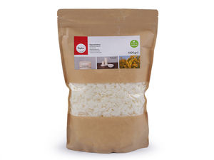 Granule din ceară de rapiță pentru confecționarea lumânărilor – 1000g de ceară de rapiță sustenabilă, alb natural