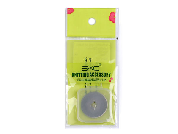 Lame de schimb premium pentru cutter rotativ de 28 mm (set de 2) - Oțel durabil pentru țesături, piele și hârtie