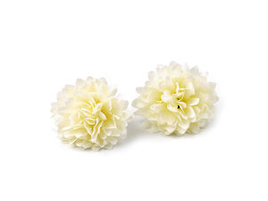 Capete de crizanteme artificiale premium (5 cm) - Flori textile bătute pentru coronițe, accesorii de păr și proiecte craft
