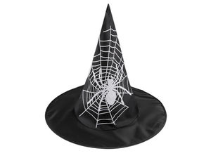 Pălărie premium de vrăjitoare, neagră - Modele asortate pentru Halloween și carnaval