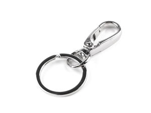 Carabină metalică premium cu inel pentru chei - Finisaj nichelat durabil