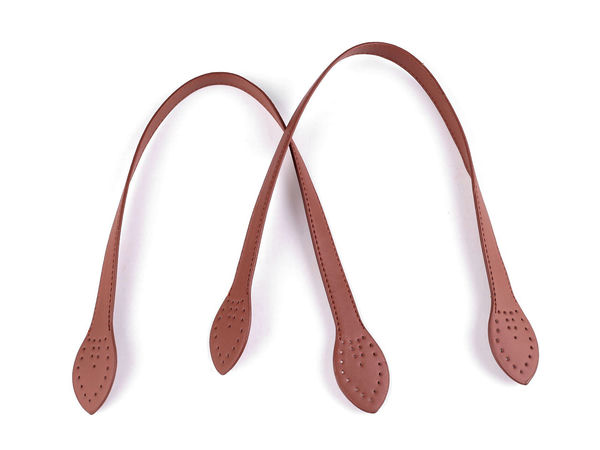 Mânere premium din piele pentru genți și poșete (50 cm, orificii pre-perforate) - Articole de galanterie pentru proiecte DIY