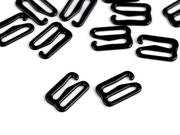 Cârlige metalice premium pentru bretele de sutien (12 mm) – accesorii de fixare durabile și lavabile pentru lenjerie și costume de baie
