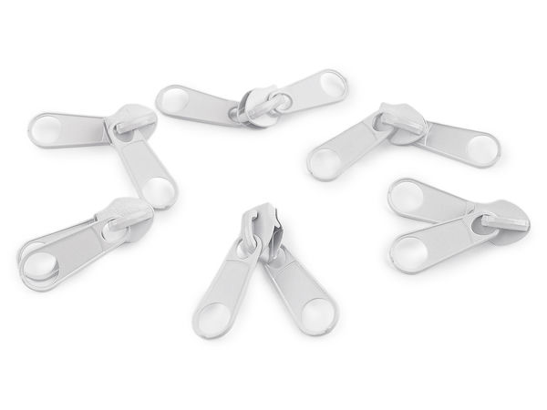 Cursor metalic premium cu dublă cheiță pentru fermoare spiralate și din nailon nr. 10