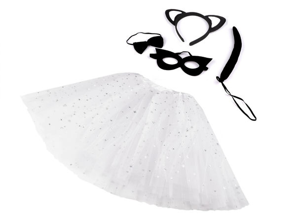 Set premium de accesorii pentru costum de pisică și deghizare copii - Kit din 5 piese pentru carnaval, aniversări și petreceri