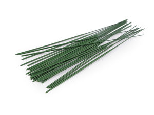 Tije florale premium din plastic verde - Sârme flexibile de 20 cm pentru flori din foamiran, hârtie și proiecte de galanterie