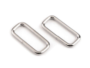 Anou metalic dreptunghiular premium și conector pentru chingi - 25mm