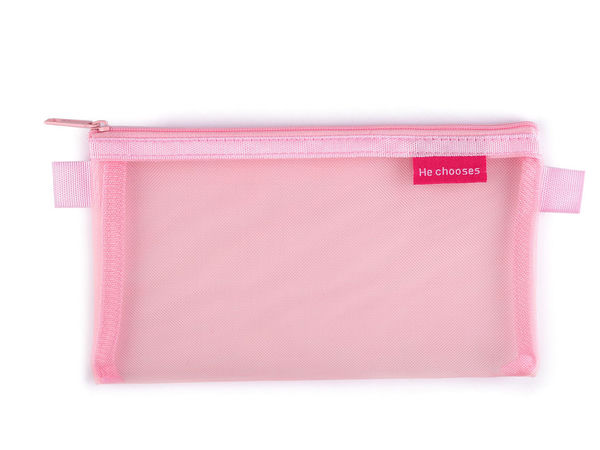 Borsetă multifuncțională din plasă cu fermoar 20x12 cm - Organizator pentru călătorii și cosmetice