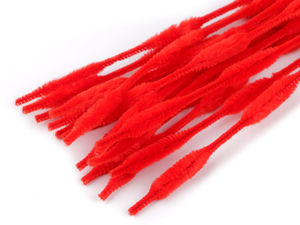 Sârme plușate chenille premium pentru lucru manual (Ø5-10mm, 30cm) - Fire flexibile multicolore pentru artă și activități creative DIY