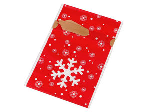 Pungi festive pentru cadouri și dulciuri, cu șnur din panglică de satin - 15 x 23 cm
