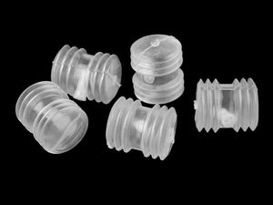 Inserții piuitoare premium pentru proiecte creative, păpuși de pluș și jucării pentru animale (24x28 mm) - Dispozitiv sonor din plastic transparent