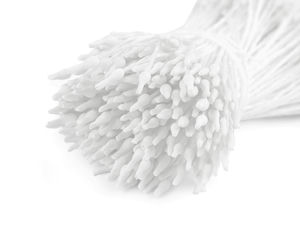 Stamine mate premium pe fir pentru floristică artificială și proiecte de lucru manual