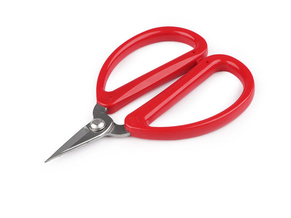 Foarfecă premium din oțel inoxidabil pentru cusut și lucru manual - 13,5 cm, Roșu