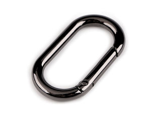 Carabină ovală din metal masiv, 34 mm - Accesorii metalice premium pentru genți, barete și accesorii