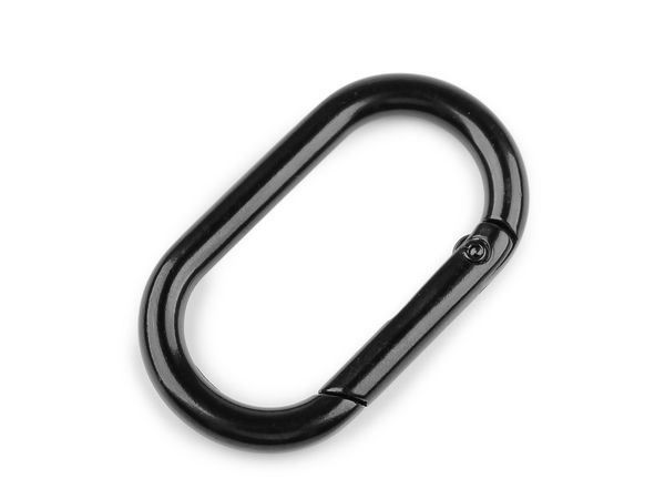 Carabină ovală din metal masiv, 34 mm - Accesorii metalice premium pentru genți, barete și accesorii