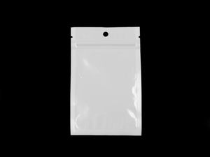 Pungi premium cu fermoar și orificiu de suspendare, față transparentă (8x13 cm)
