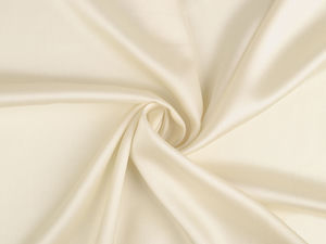 Material din saten crestat premium - Țesătură fluidă reversibilă cu față lucioasă și mată pentru rochii de mireasă, ținute de ocazie și de bal