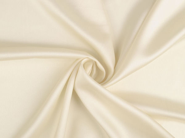 Material din saten crestat premium - Țesătură fluidă reversibilă cu față lucioasă și mată pentru rochii de mireasă, ținute de ocazie și de bal