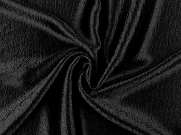 Satin premium cu efect șifonat - Material fluid, elegant, cu strălucire discretă