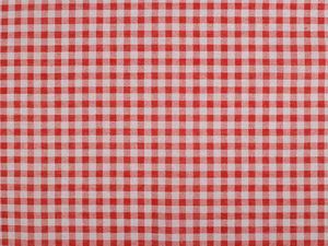 Material textil tip canvas imitație in și bumbac în carouri - Țesătură aspră pentru artizanat și decorațiuni