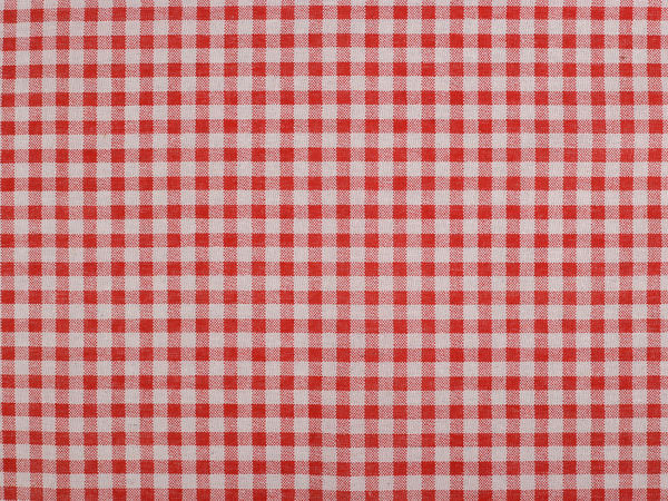 Material textil tip canvas imitație in și bumbac în carouri - Țesătură aspră pentru artizanat și decorațiuni
