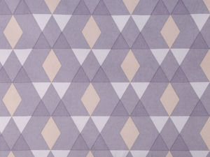 Material textil de exterior impermeabil 600D - Model geometric cu triunghiuri - Material premium cu peliculă PVC pentru fețe de masă și huse de protecție