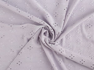 Tricot premium cu broderie Madeira - Material moale tip dantelă cu broderie spartă și elasticitate în toate direcțiile