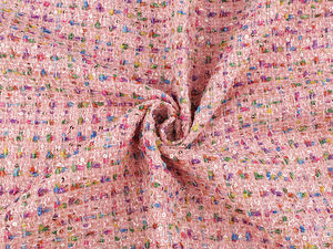 Țesătură premium din tweed cu paiete pentru costume, jachete și rochii elegante