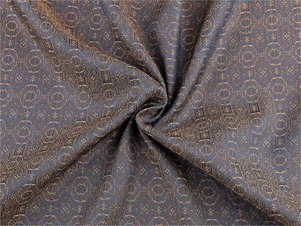Țesătură premium din brocard metalizat pentru îmbrăcăminte - Poliester elegant tip tweed pentru jachete, veste și căptușeli