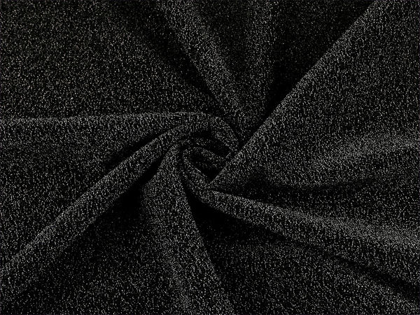 Material tricotat elastic Lurex negru premium - Elegant, fluid și opac pentru ținute de seară și cardigane