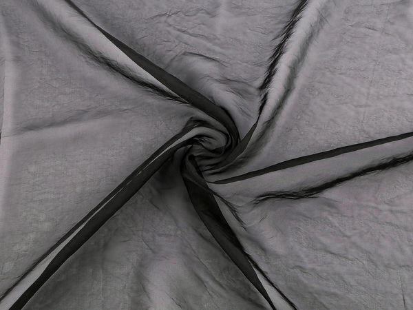 Material premium organza crep chiffon fără călcare - Material fluid fin încrețit pentru confecții și decorațiuni