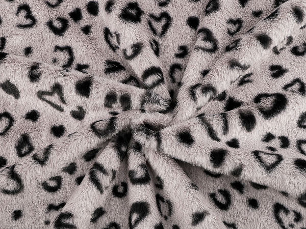 Blană artificială premium cu imprimeu animal - Material elastic ultra-fin pentru îmbrăcăminte și decorațiuni