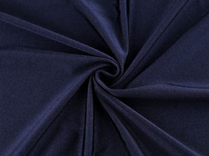 Material premium albastru închis pentru costume de baie și echipament sportiv - Tricot elastic semi-mat