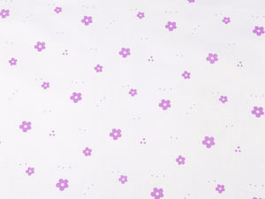 Material Canvas Premium din Bumbac - Motiv Floral Mic și Elegant pentru Cusut și Decorațiuni Interioare
