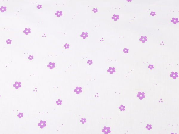 Material Canvas Premium din Bumbac - Motiv Floral Mic și Elegant pentru Cusut și Decorațiuni Interioare