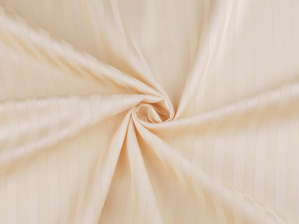 Țesătură premium din satin de bumbac cu dungi, extra-lată (lățime 305 cm) – Sanforizată și respirabilă