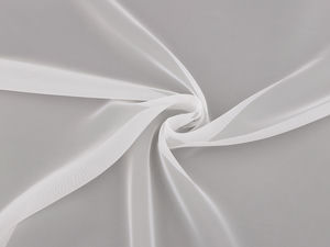 Material premium pentru perdea din voal simplu, alb-unt (lățime 300 cm)