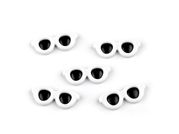Ochelari de soare în miniatură pentru păpuși DIY și proiecte creative, 30x12mm