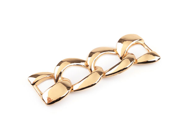 Lanț metalic decorativ premium pentru îmbrăcăminte, costume de baie și accesorii de modă - 2.1x6.2 cm